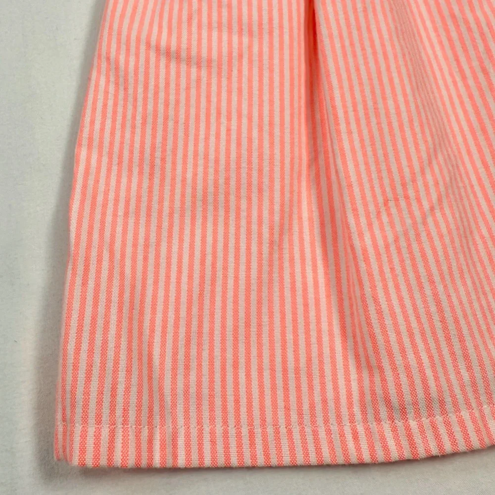 GYMBOREE Toddler Girls’ Island Cruise Neon Orange Striped Ruffle Dress‎ Size 2T
